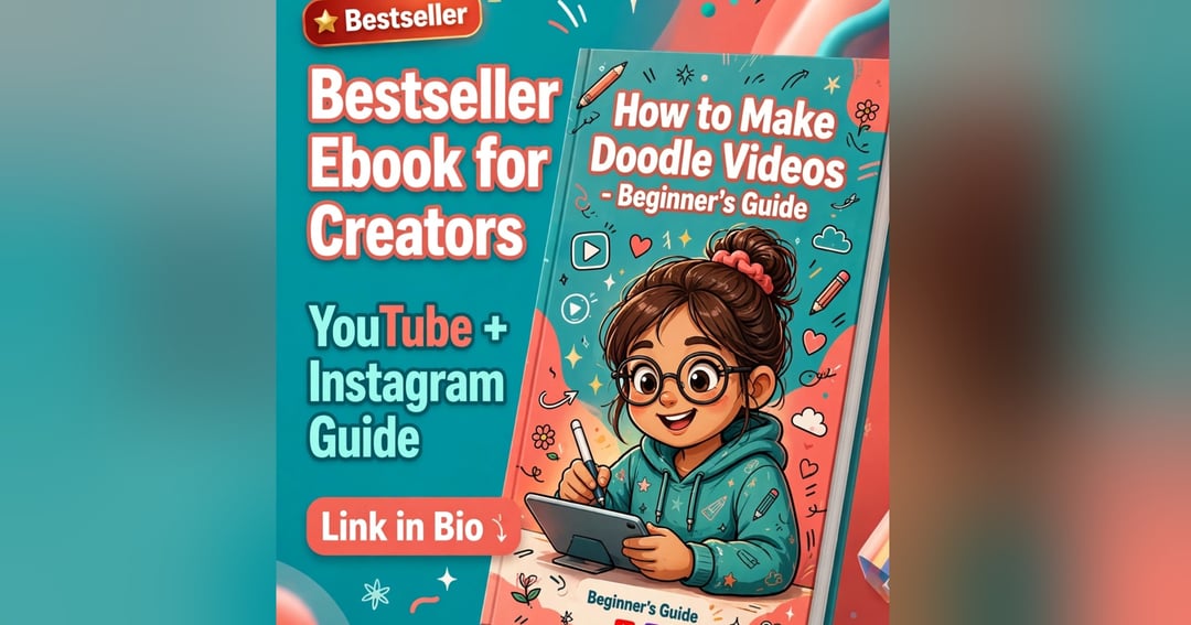 How to Make Doodle Videos - Beginner's Guide | YouTube + Instagram | Hindi + English
