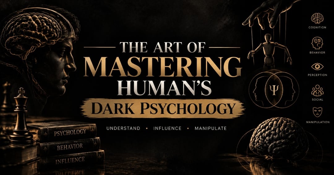 The Art of Mastering Human’s Dark Psychology and manipulation