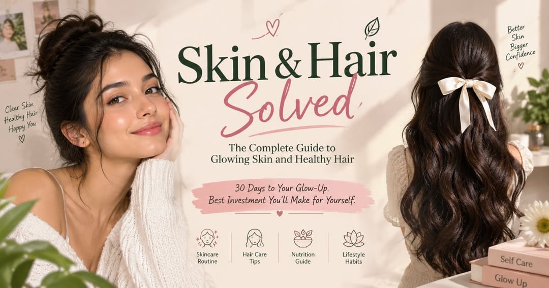Skin & Hair Solved: The Complete Guide to Glowing Skin and Healthy Hair