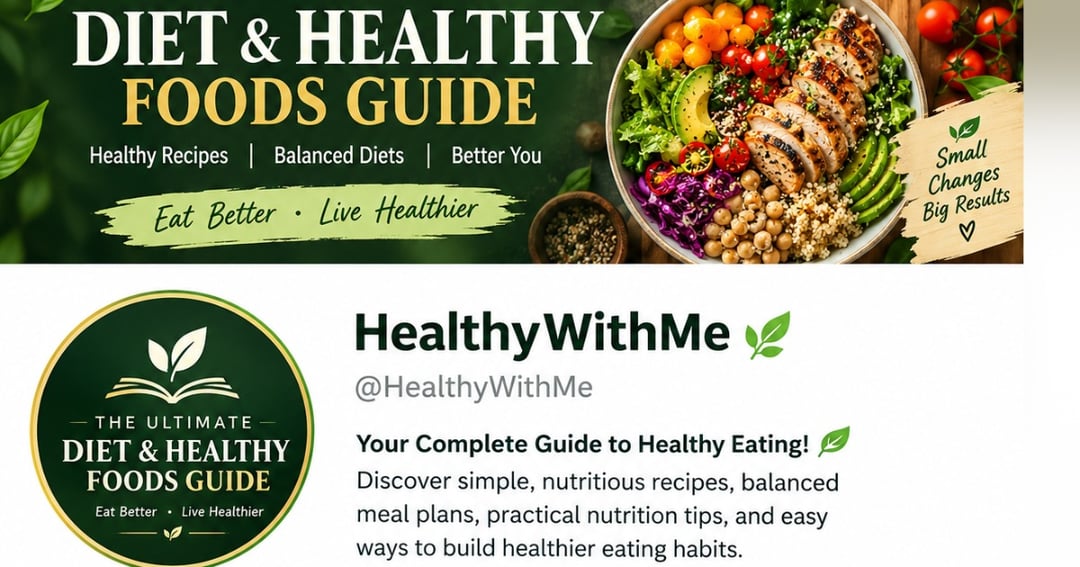 📘 The Ultimate Complete Diet & Healthy Foods Guide 🥗  Discover easy healthy recipes, balanced meal ideas, nutrition tips, and a 7-day meal plan.  ✅ Simple Recipes ✅ Healthy Food Ideas ✅ Budget-Friendly Meals ✅ Digital PDF eBook  💚 Eat Better. Live Heal