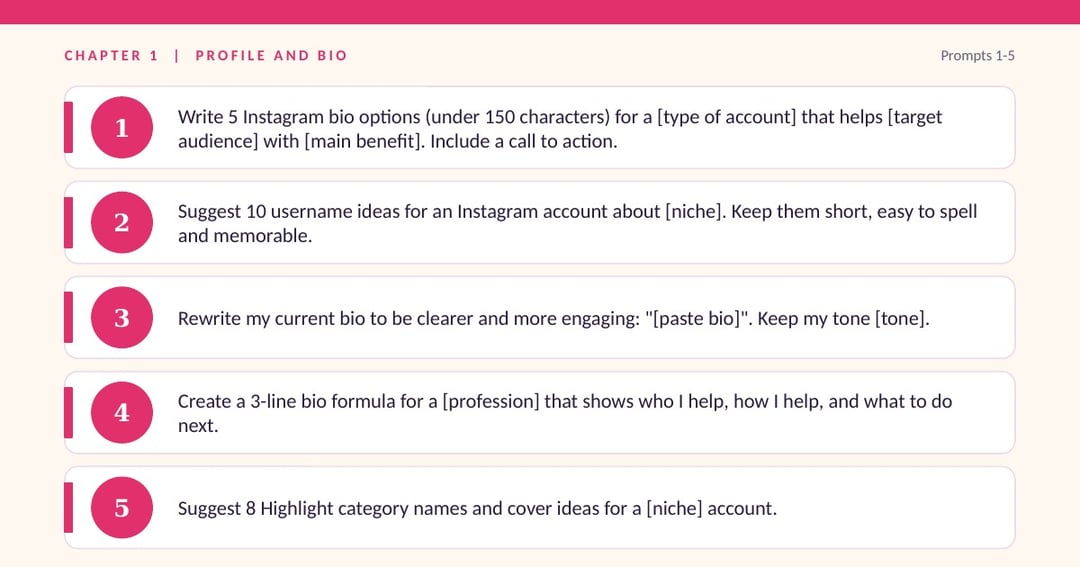 100 ChatGPT Prompts for Instagram Growth, image 4