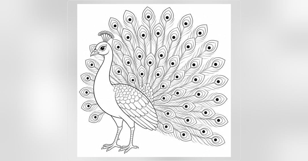 Birds of India Coloring Book for Kids, image 2