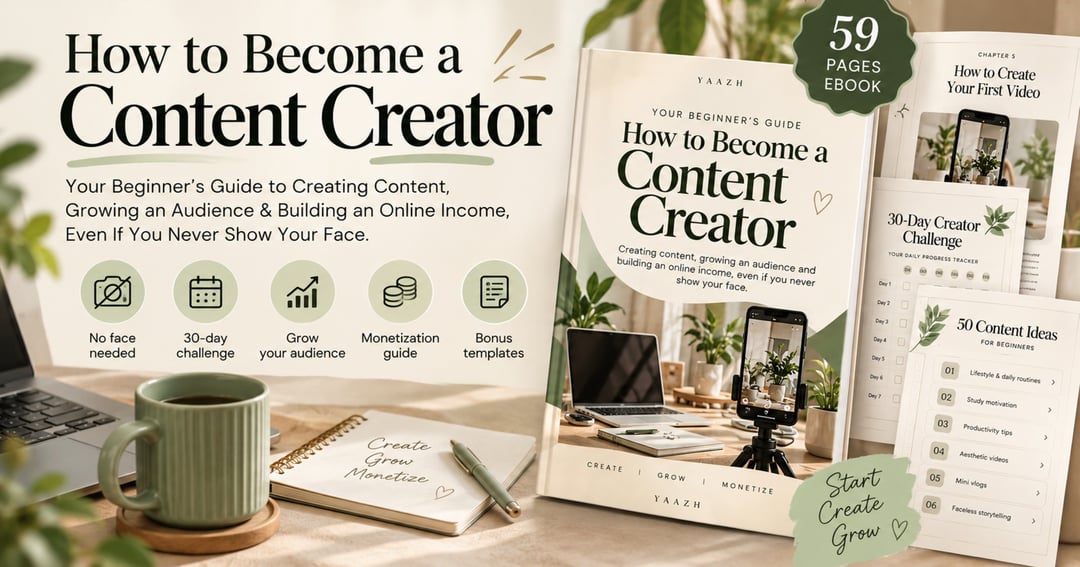 HOW TO BECOME A CONTENT CREATOR