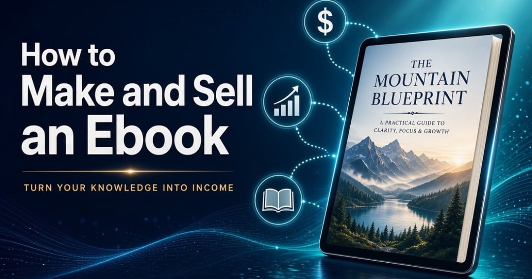 How to make and sell an ebook.