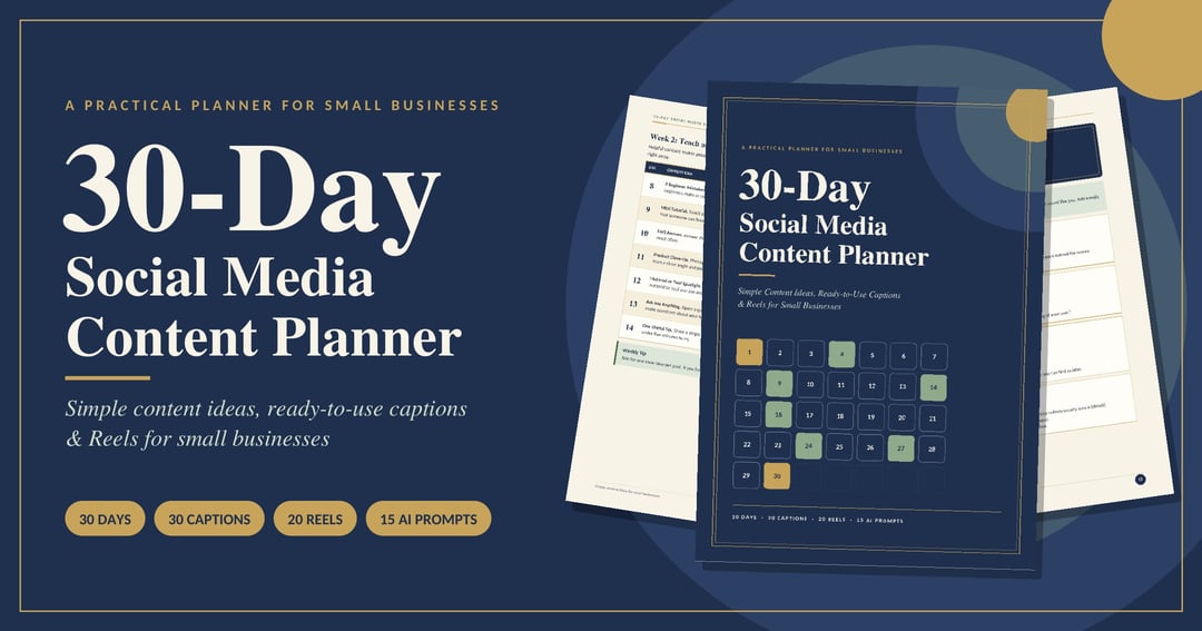 30-Day Social Media Content Planner