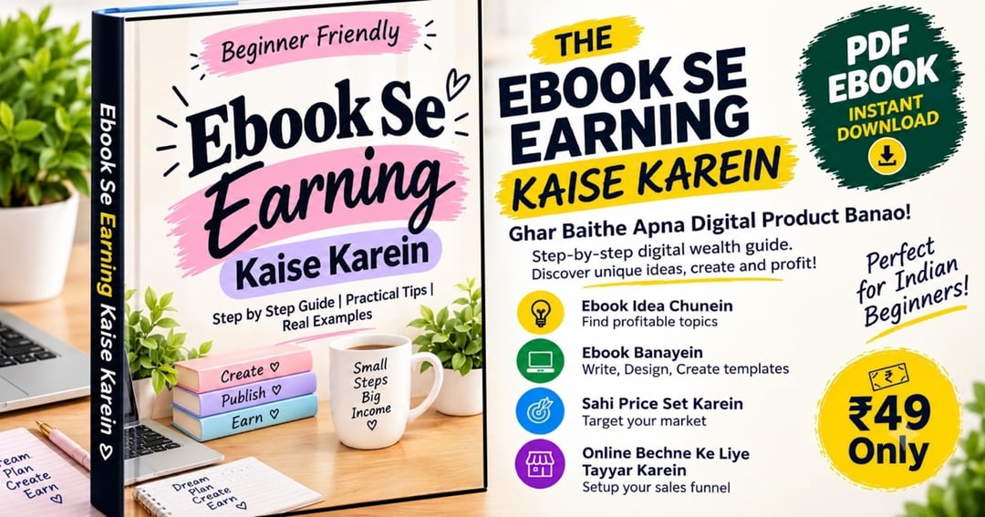 Ebook Se Earning Kaise Karein | AI & Canva Se Ebook Banayein Aur Online Sell Karein