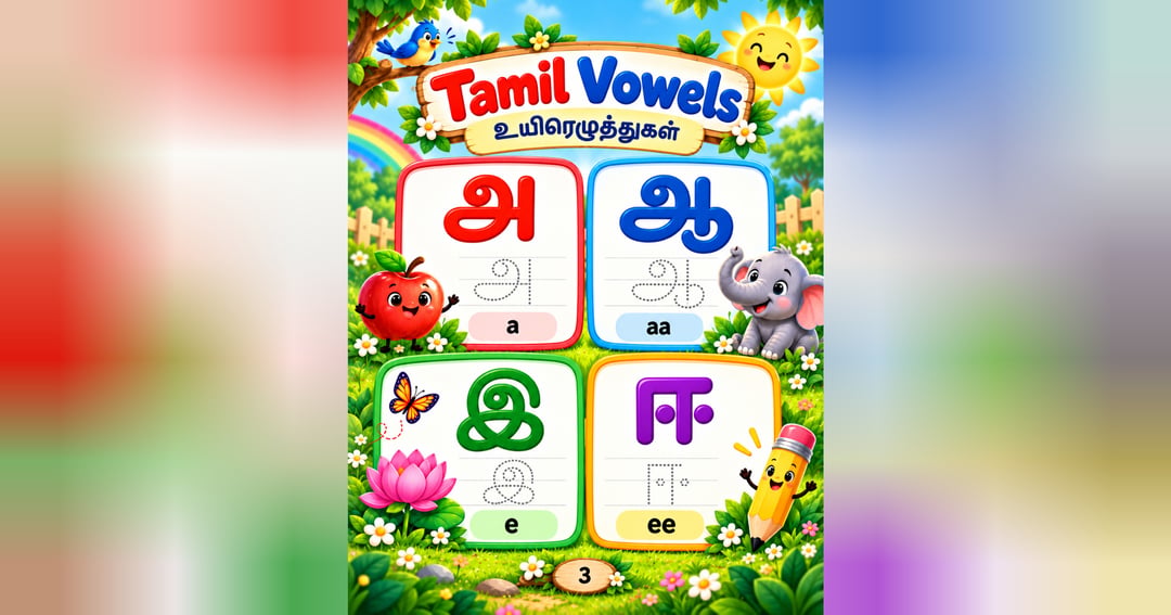 Tamil-English Kids Learning Book, image 2
