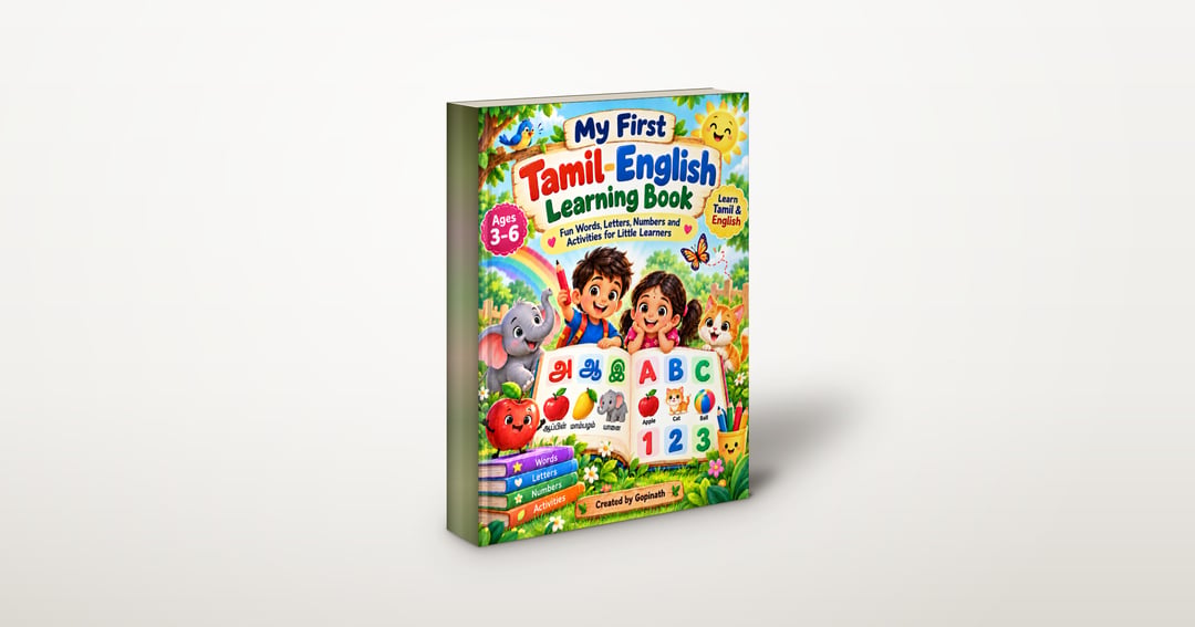 Tamil-English Kids Learning Book