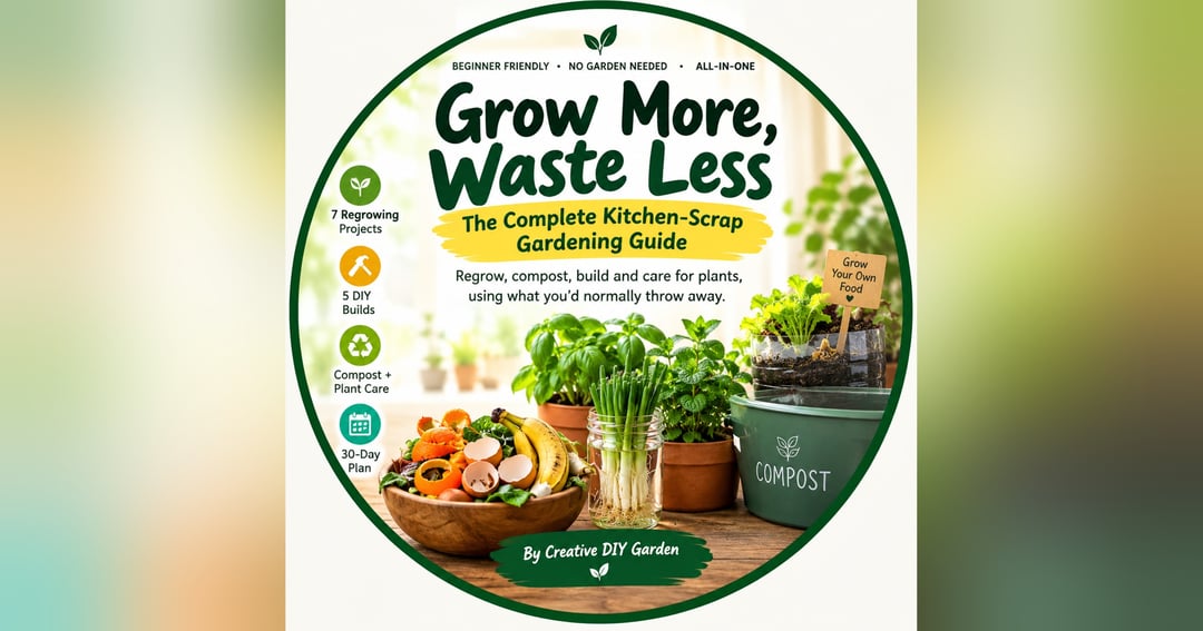 πΏ Welcome to Creative DIY Garden! Discover simple, budget-friendly ways to grow more and waste less. π± β¨ Beginner-friendly gardening guides β»οΈ Kitchen scraps to fresh greens πͺ΄ DIY planters & home composting πΏ Practical tips for balconies and small s
