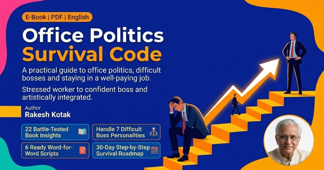 Office Politics Survival Code: A Practical Guide to Understanding Office Politics and Handling Difficult Bosses (Hindi + English E-Book), image 5