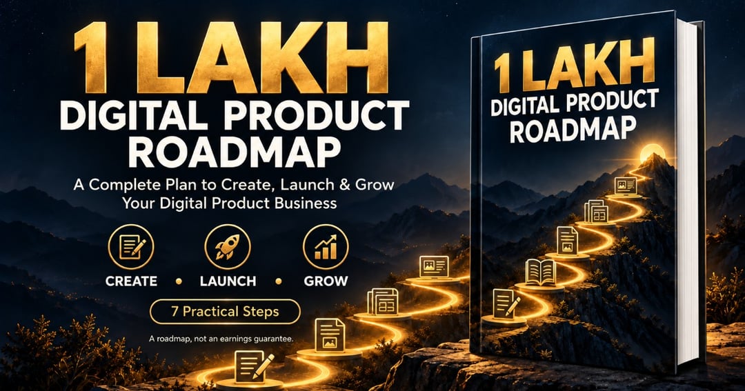 Your First ₹1 Lakh Online – The Ultimate Digital Product Guide!