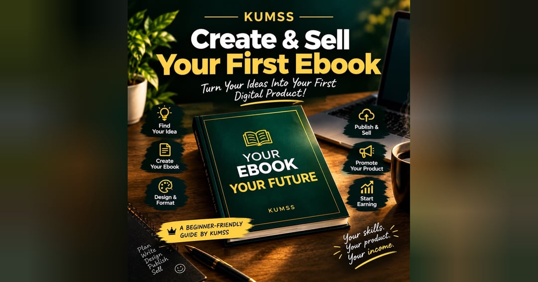 Create & Sell Your First Ebook | KUMSS