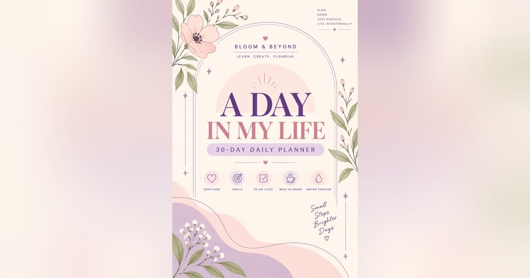🌷A Day in my life -Daily planner