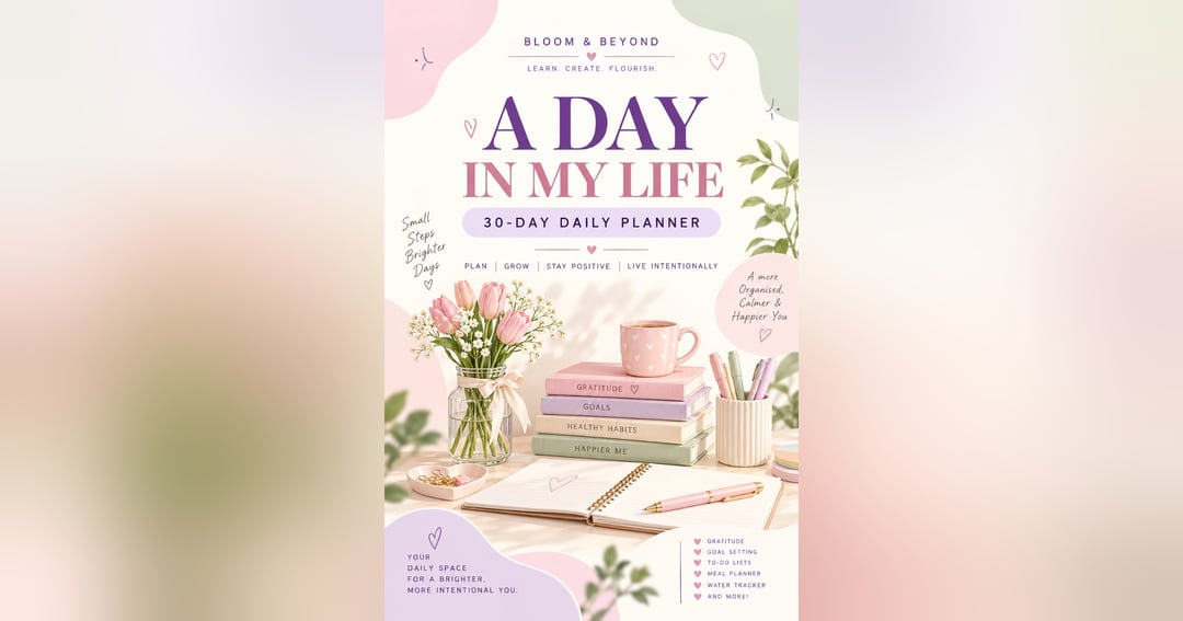 🌷A Day in my life -Daily planner, image 2