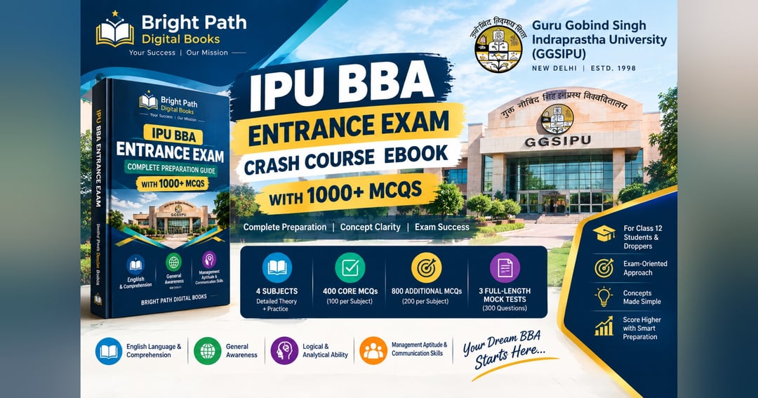 IPU BBA CRASH COURSE  IPU-CET ENTRANCE EXAM