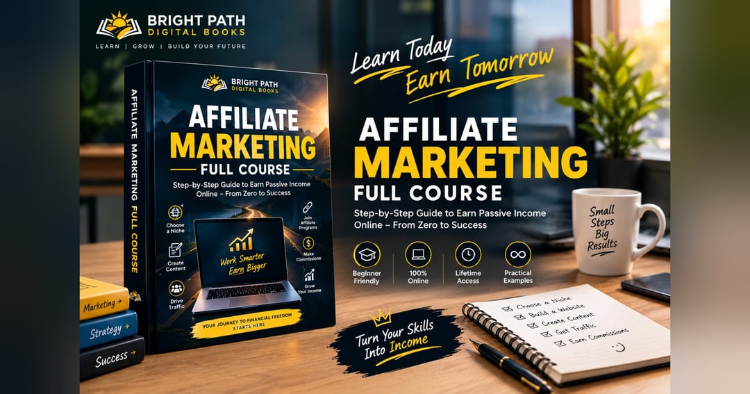 AFFILATE MARKETING FULL COURSE STEP BY STEP GUIDE