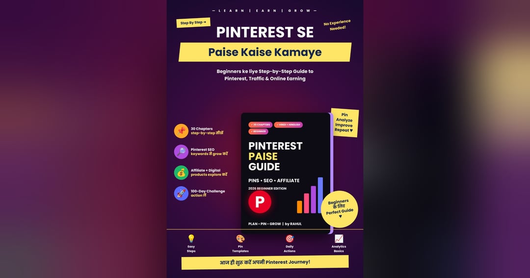 Pinterest Se Paise Kaise Kamaye – Beginners Ke Liye Step-by-Step Guide (Hindi + Hinglish), image 2