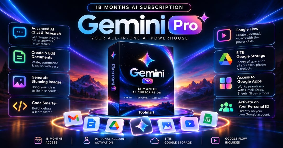 Gemini Pro – 18 Months AI Subscription