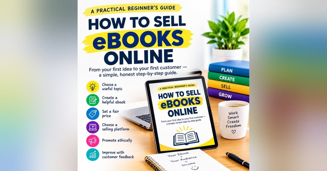 How to Sell eBooks Online – A Beginner’s Guide