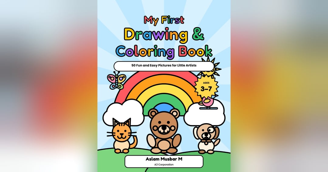 My First Drawing & Coloring Book, image 2