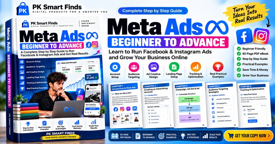 Meta Ads Master Guide — Beginner to Advance | PK Smart Finds