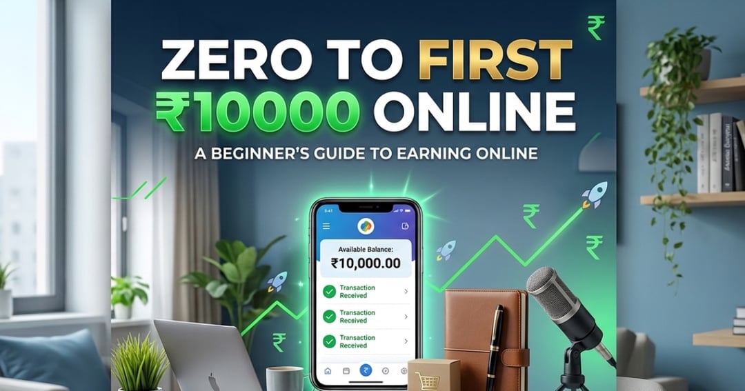 YOUR FIRST ONLINE INCOME — A Practical Roadmap for Complete Beginners