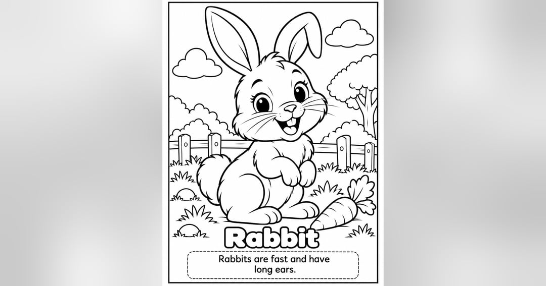 Animal colouring Book for Kids, image 2