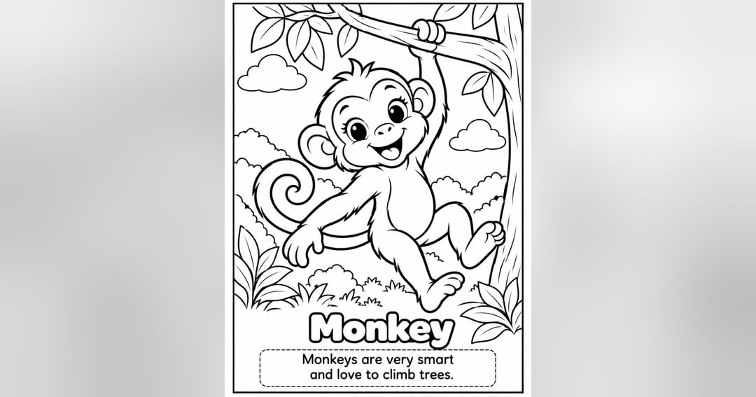 Animal colouring Book for Kids, image 3
