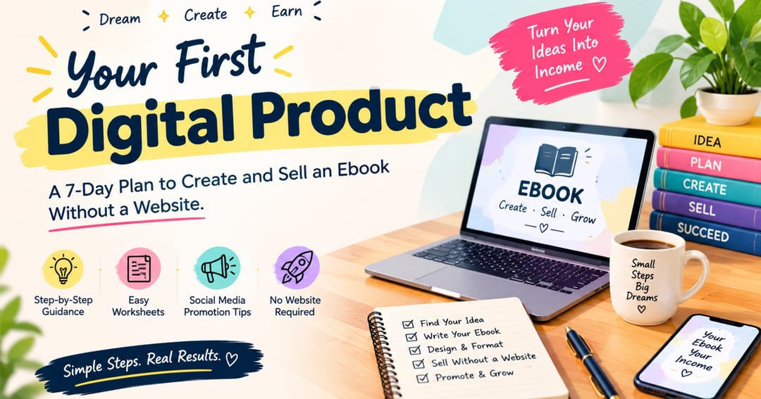 A 7-Day Plan to Create and Sell an Ebook Without a Website