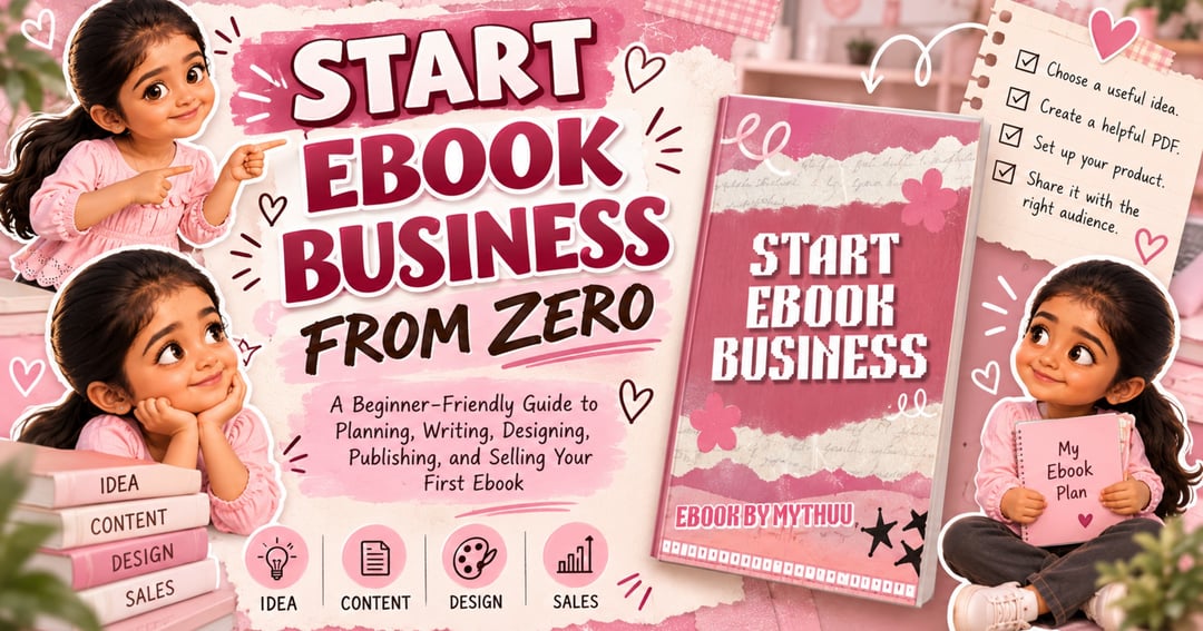 Start Ebook Business From Zero — Beginner's Guide