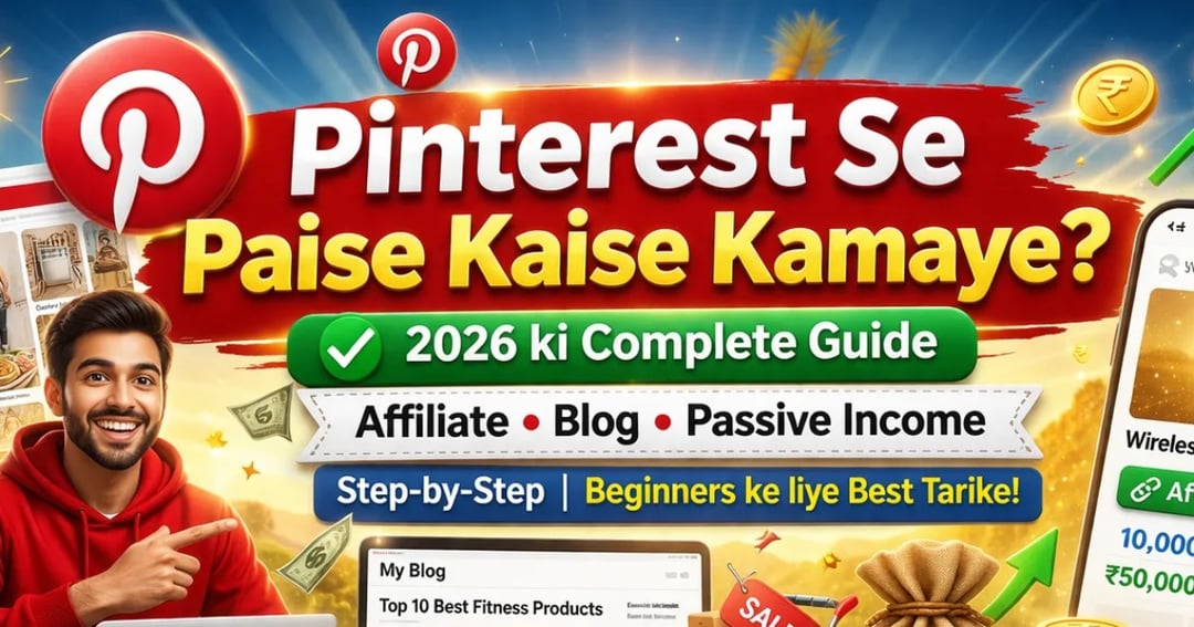 Pinterest se paise kaise kamaye