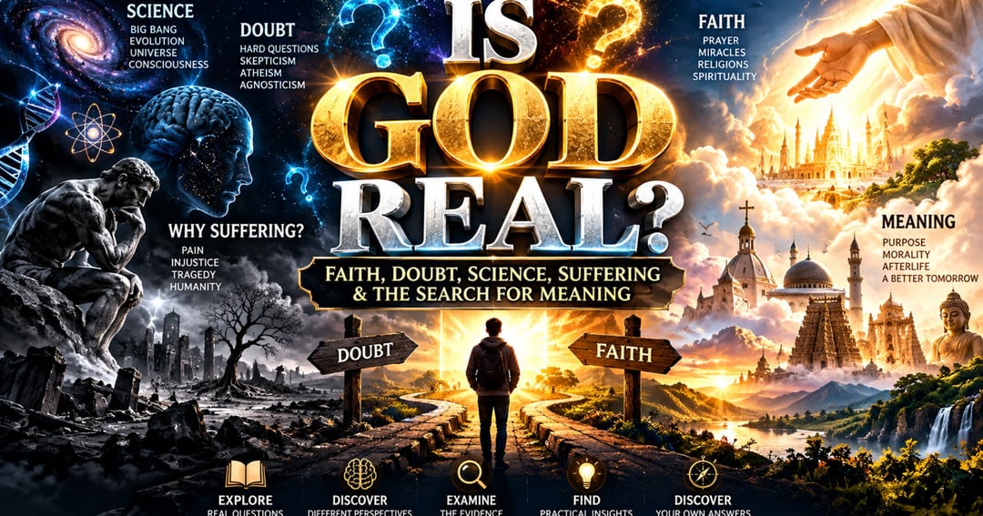 IS GOD REAL? Faith, Doubt, Science, Suffering & the Search for Meaning