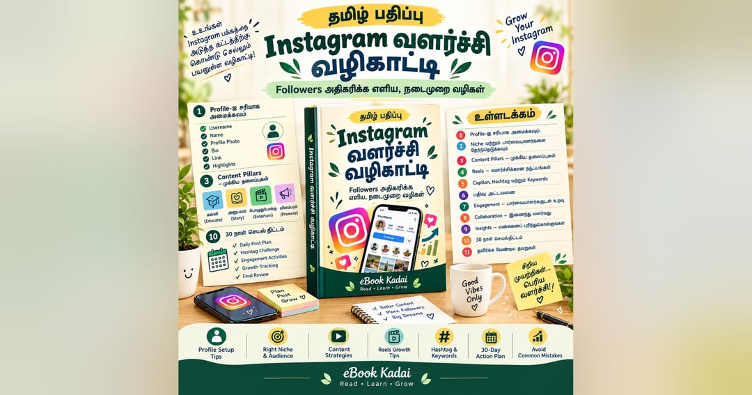 இன்ஸ்டாகிராம் வளர்ச்சி வழிகாட்டி -தமிழ்