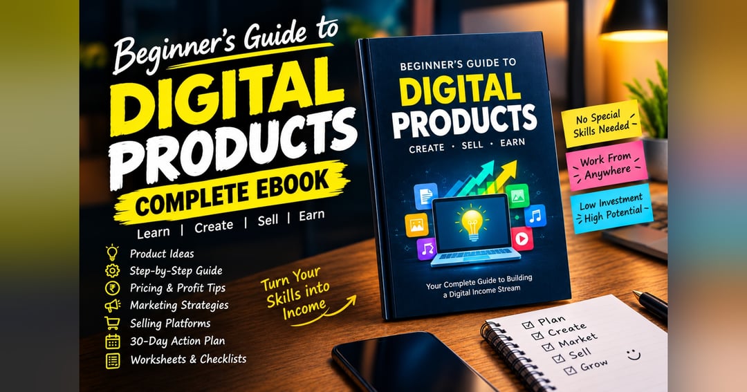 🔥 Turn Your Skills Into Income 💰 | Digital Products Beginner’s Guide 🚀