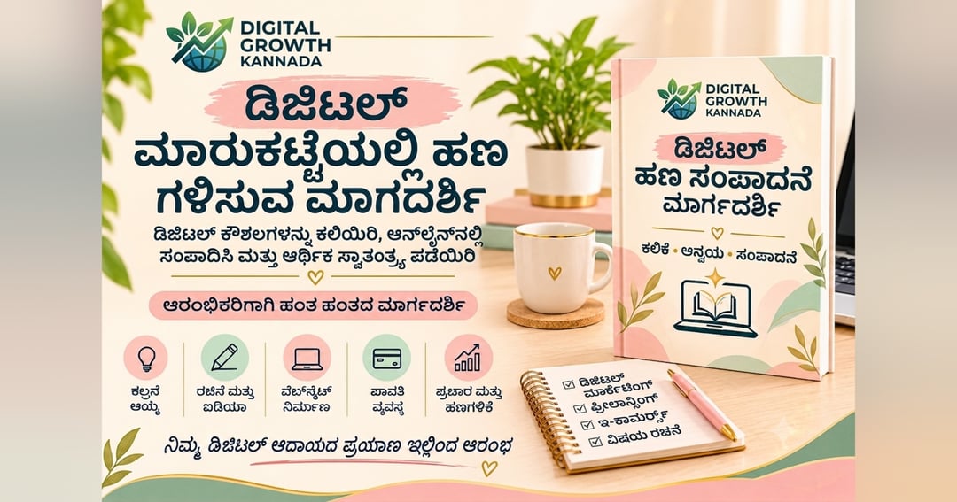 ಡಿಜಿಟಲ್ ಮಾರುಕಟ್ಟೆಯಲ್ಲಿ ಹಣ ಗಳಿಸುವ ಮಾರ್ಗದರ್ಶಿ