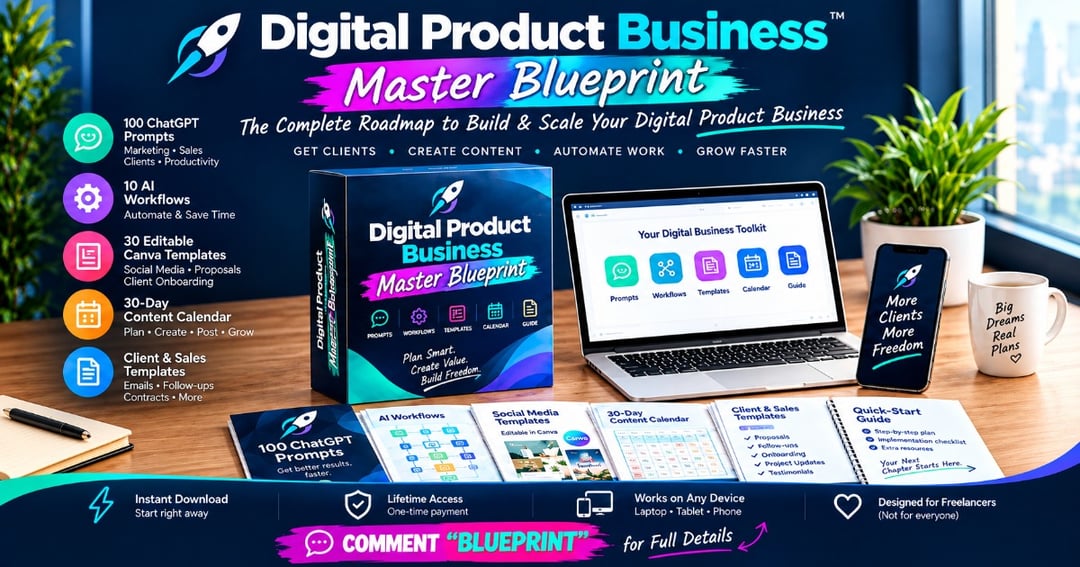 Digital Products Bussiness Master Blueprint