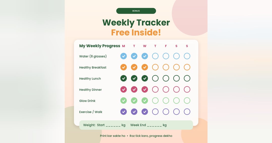 Weight Loss Recipe Book (20 Recipes + 5 Glow Drinks), image 4