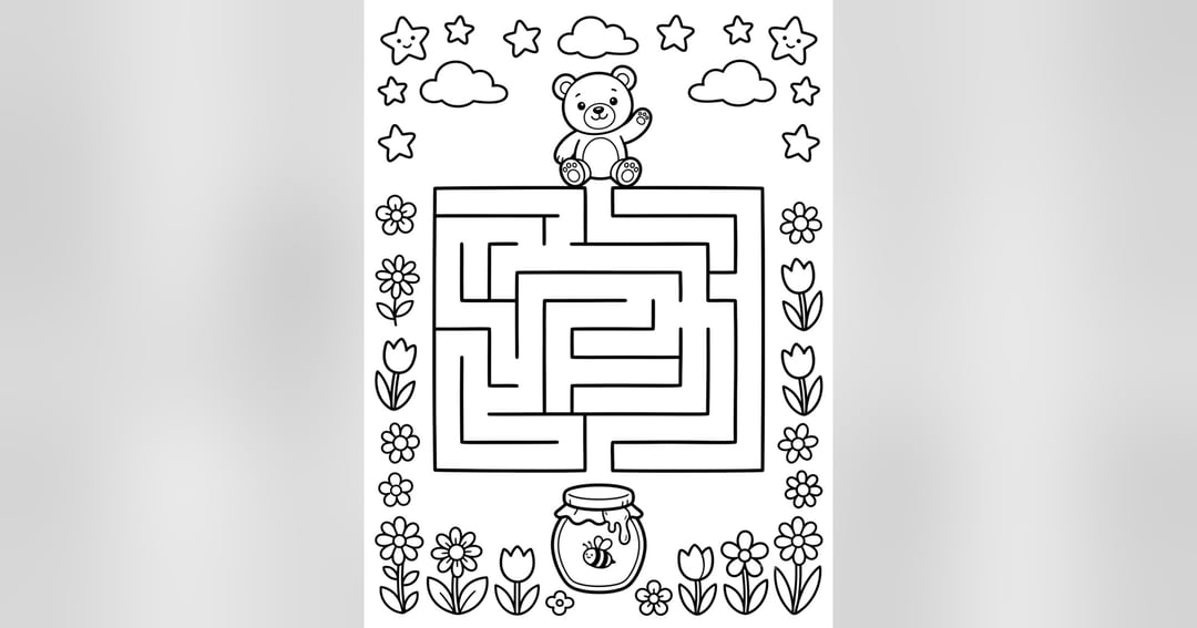 Kids Activity & Colouring Book for Ages 3β6 | Puzzles, Animals & Drawing Fun, image 4