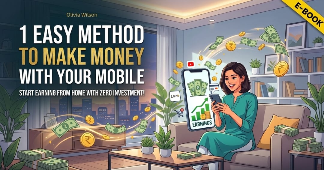 1 Easy Method to Make Money with Your Mobile: Start Earning from Home with Zero Investment!