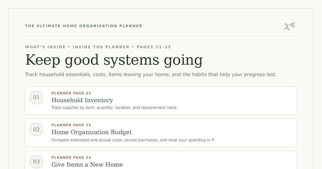 The Ultimate Home Organization Planner, image 2