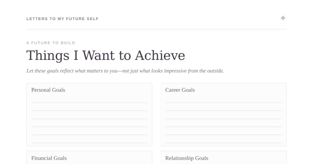 Letters to My Future Self — Guided Reflection Journal & Printable Ebook, image 5