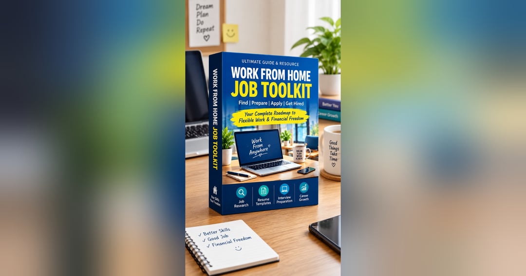 Work From Home Job Toolkit – Job Search Roadmap + Interview Guide