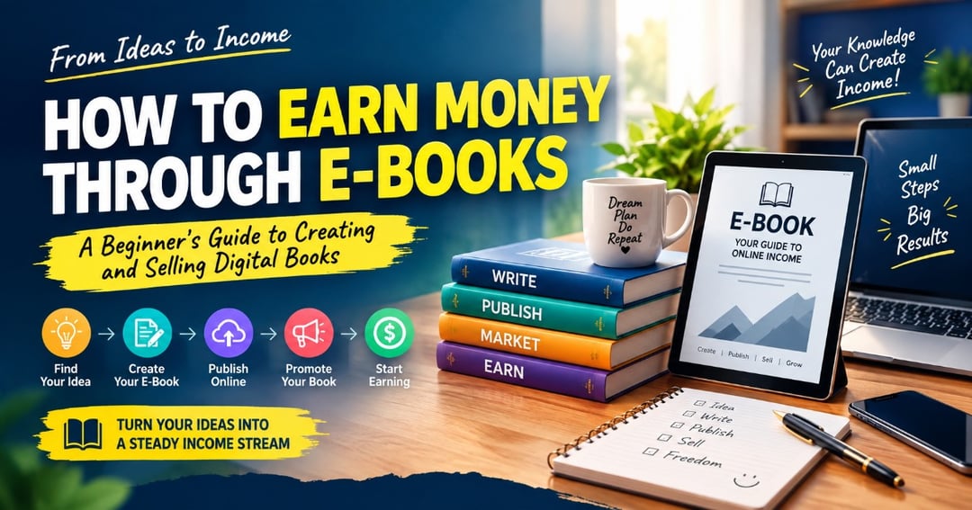 How to Earn Money Through E-Books