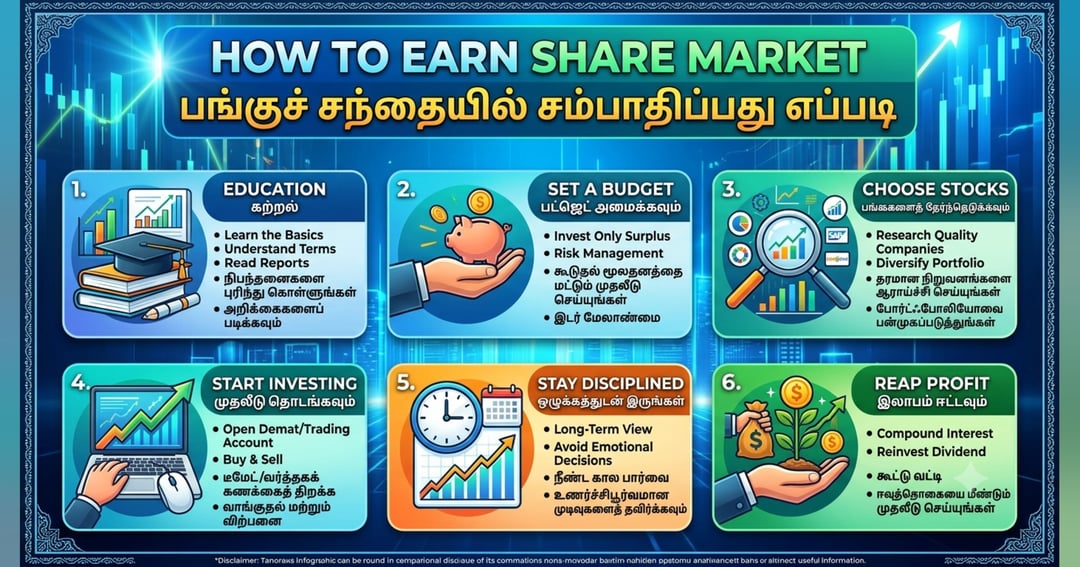 How to earn share market
