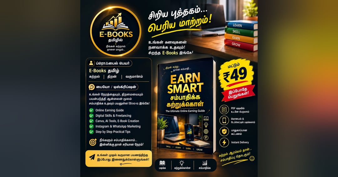 How to earn E-Book Sale in online