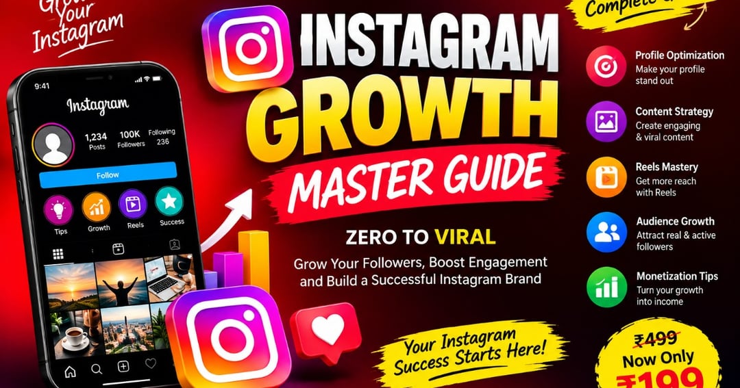 Instagram  Earning🤑 and Growth Master Guide full detail course, image 2