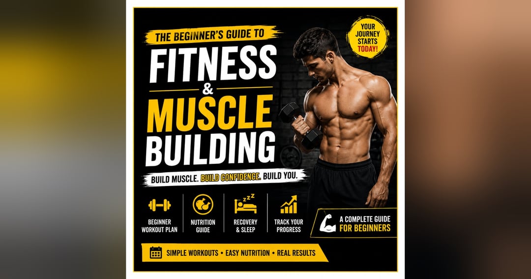 💪 The Beginner’s Guide to Fitness & Muscle Building: Build Muscle, Build Confidence, Build You
