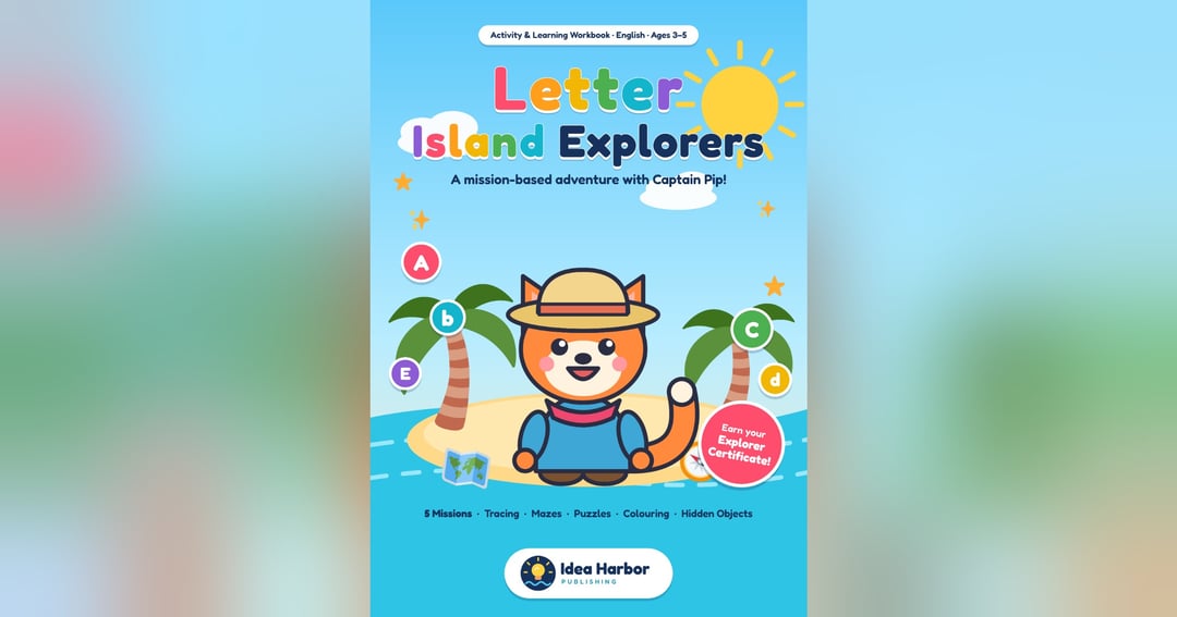 Letter Island Explorers – English Activity & Learning Workbook for Ages 3–5 (Printable PDF)