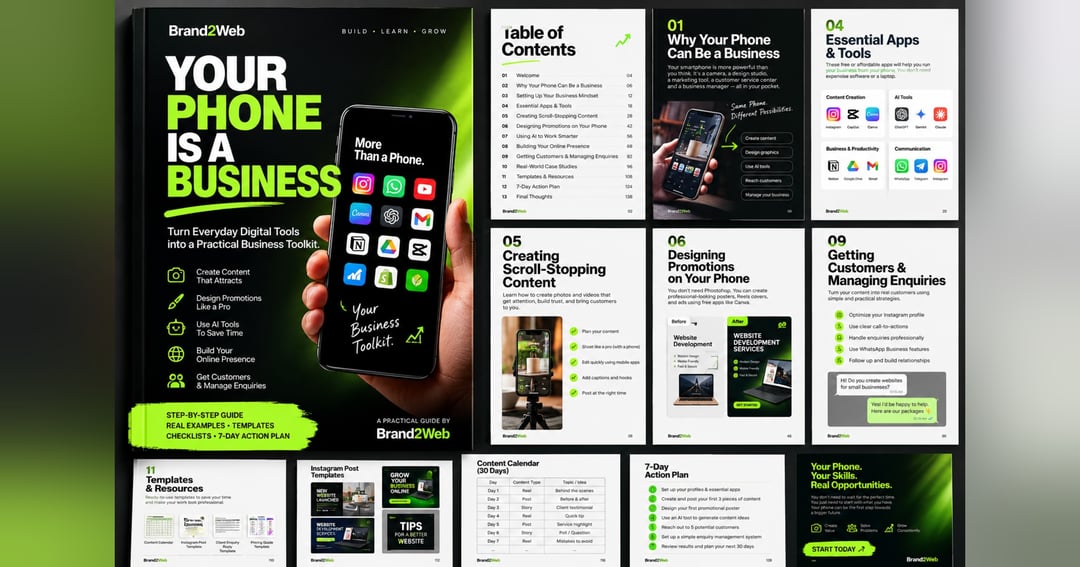 YOUR PHONE IS A BUSINESS 📱 | The Digital Business Starter Guide, image 2
