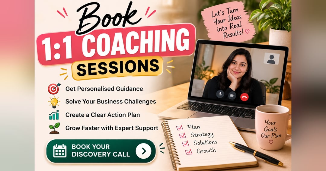 Book Your 1:1 Business Coaching Session